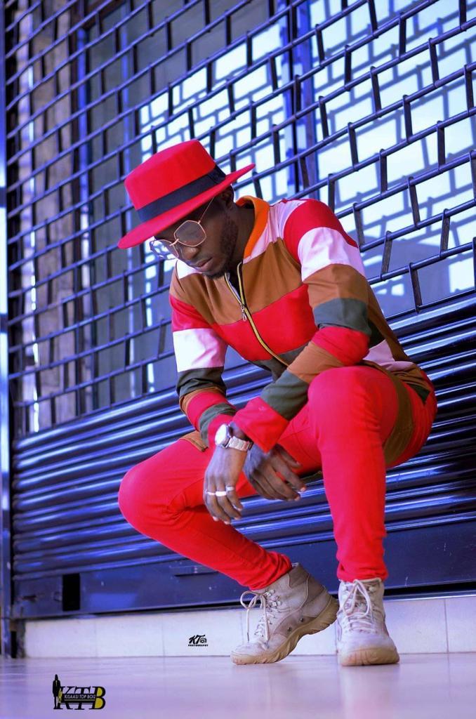 keem ntunga in red outfit fashion king