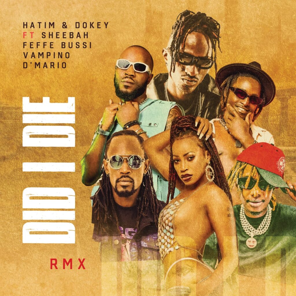 did i die remix ft. sheebah, dmario, feffe bussi, vampino album art