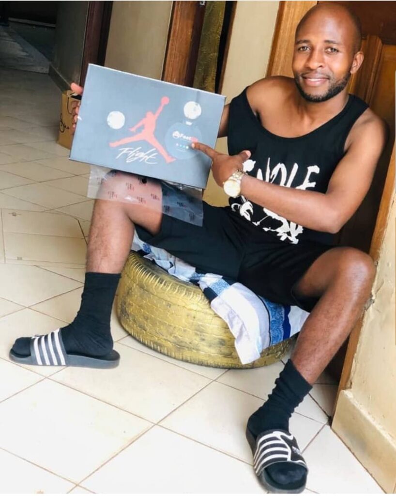 brian muhumuza at home