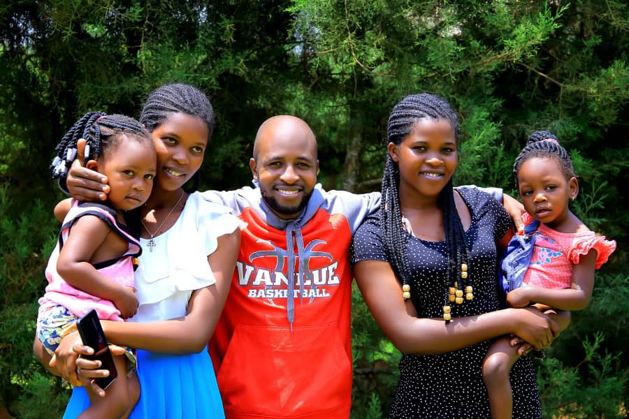 bryan morel with family sisters