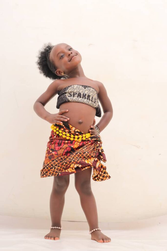 Tashan Brianah in african wear