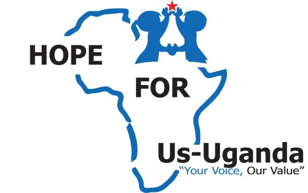 Hope for us uganda official logo founded by Nshunguyinka javilla