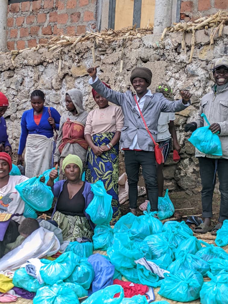 distrubution of basic needs to batwa community