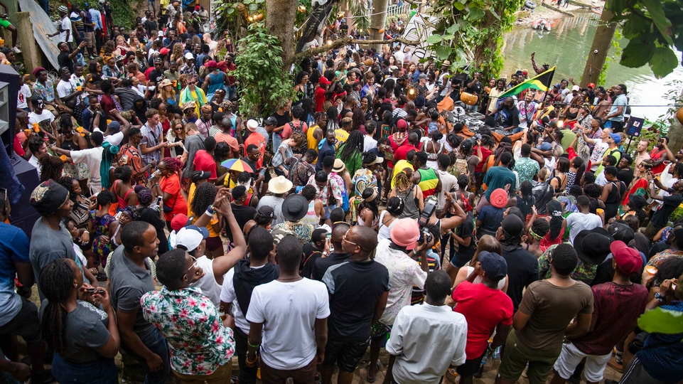 The crowd at Nyege Nyege Festival