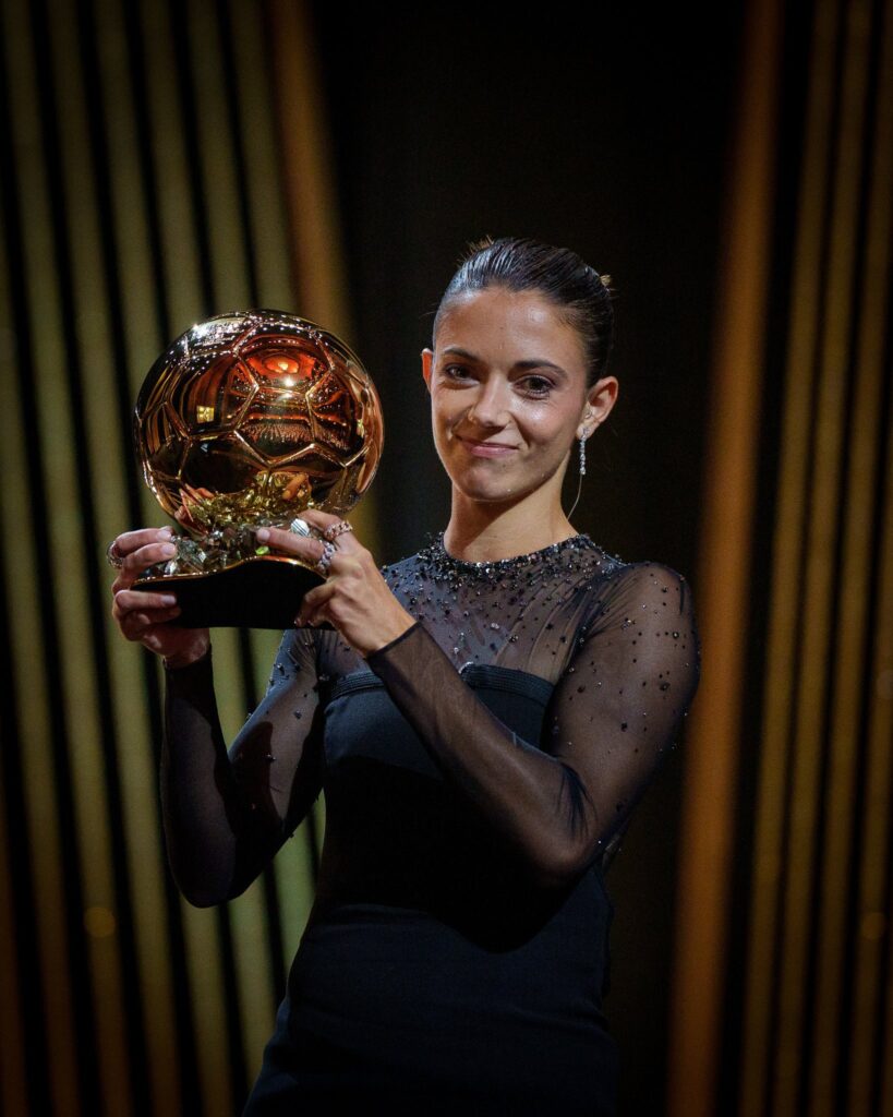 Aitana Bonmati emerged victorious, winning her first Ballon d’Or