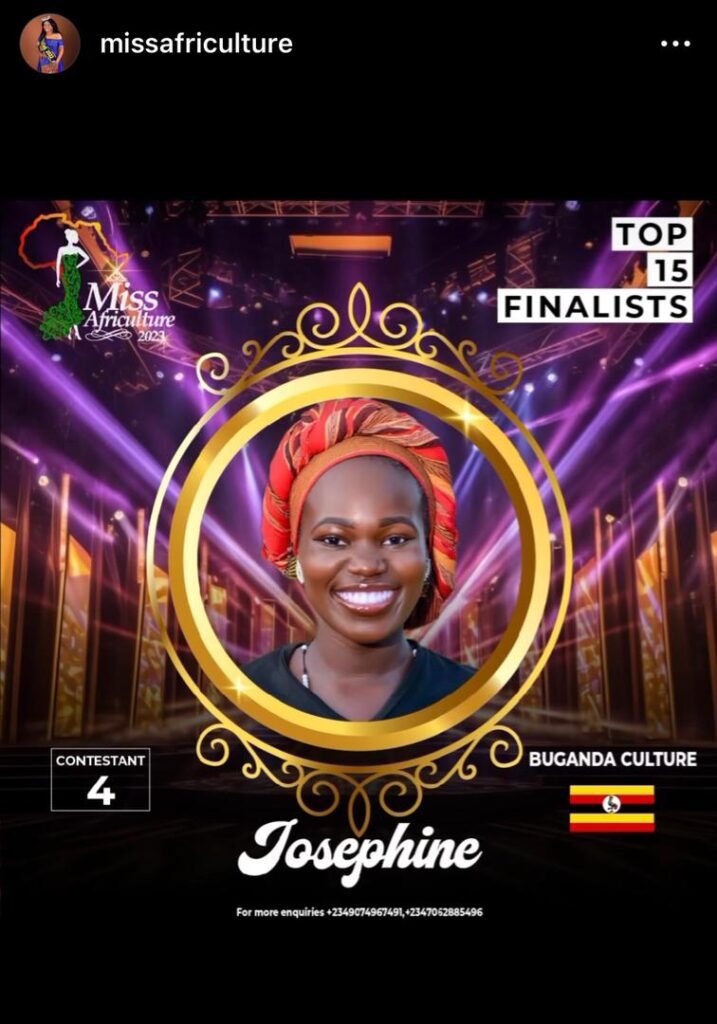 miss africulture namaganda josephine