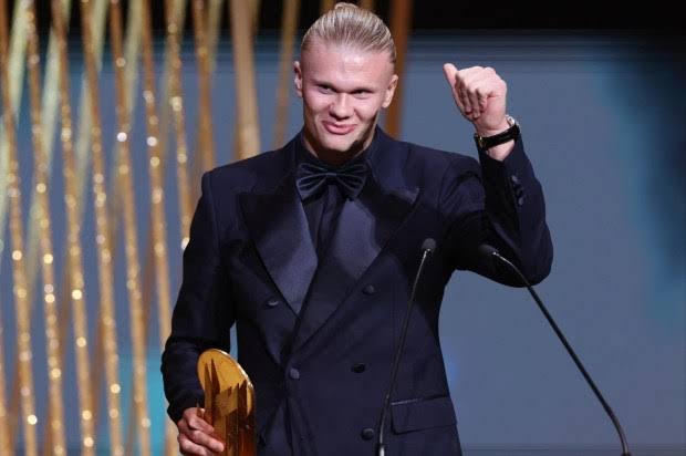 Haaland came second in Ballon d’Or ranking 