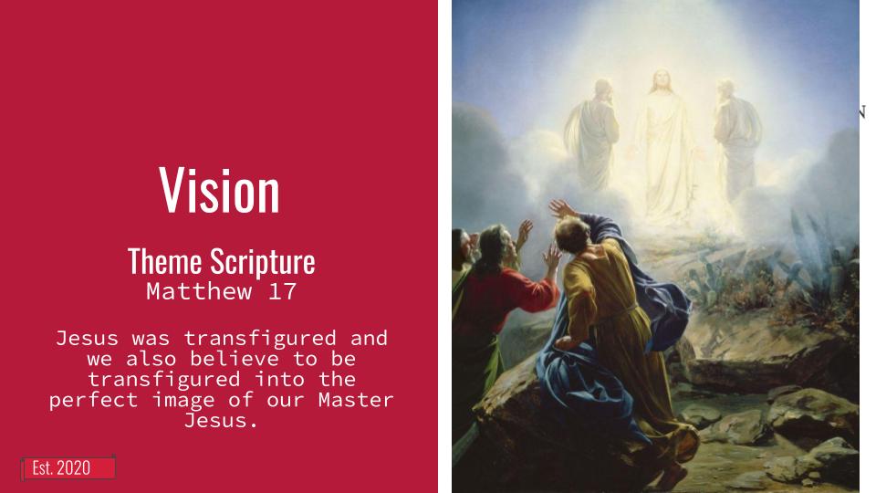 vision of the ministry