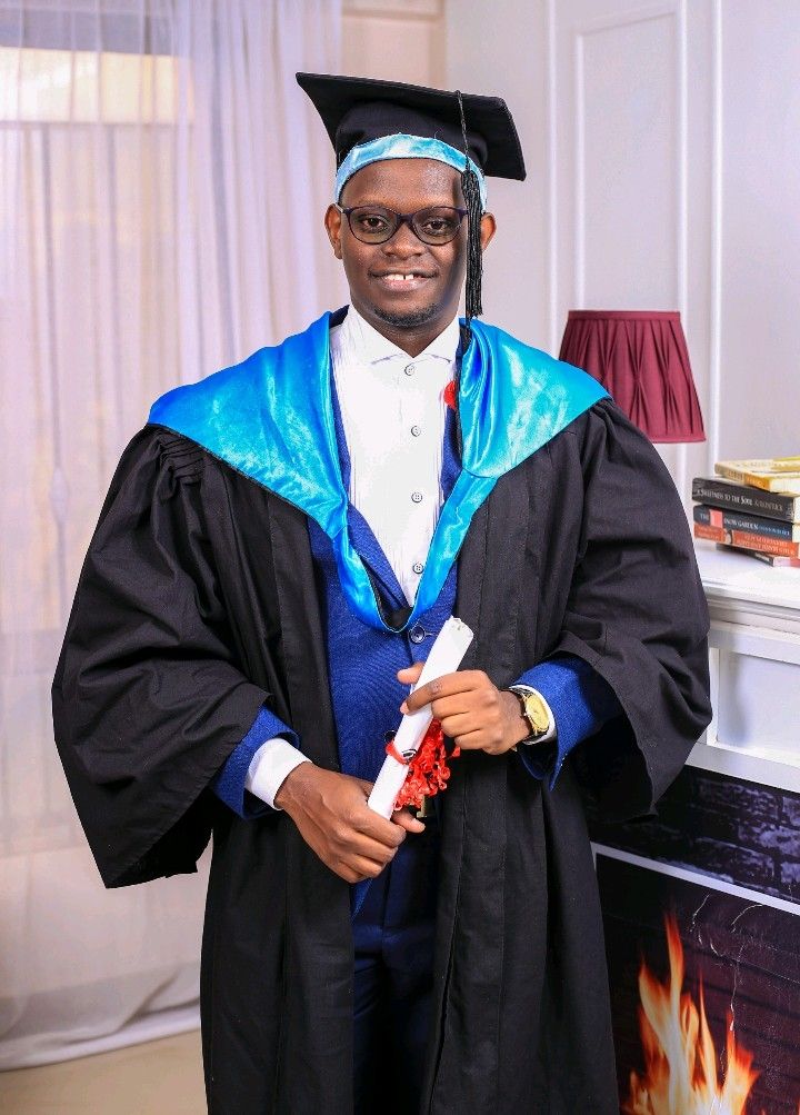 SAMUEL NGARE DURING GRADUATION