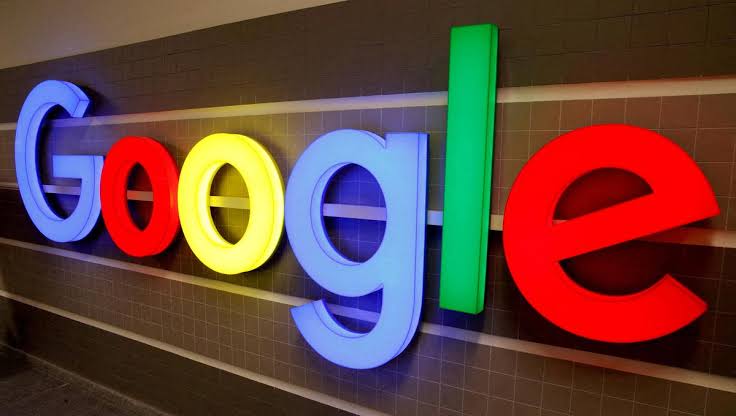 Google logo glowing