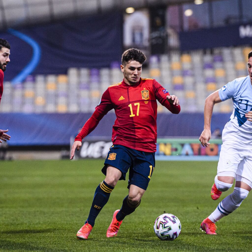 Brahim Díaz in Spain jersey