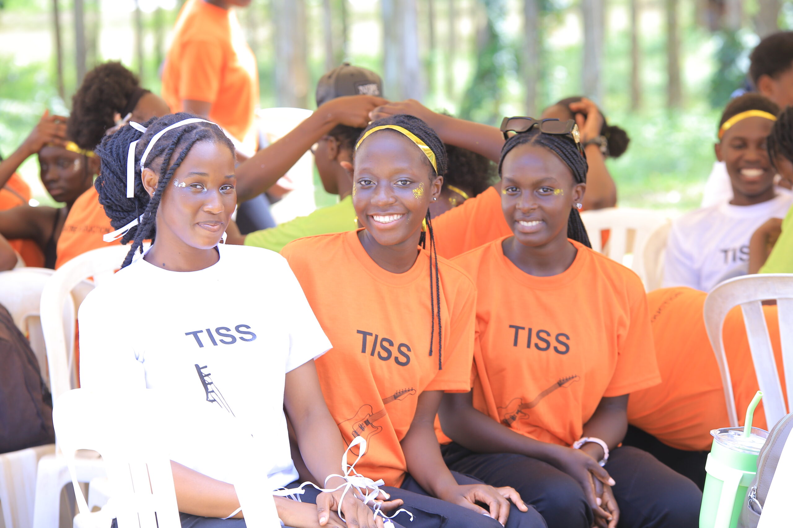 Beautiful girls from taibah international school for the Sarafina play