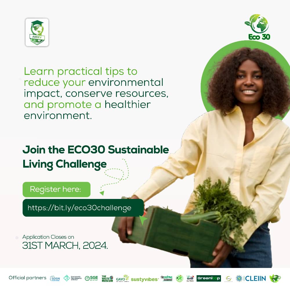 The ECO30 Sustainable Living Challenge 