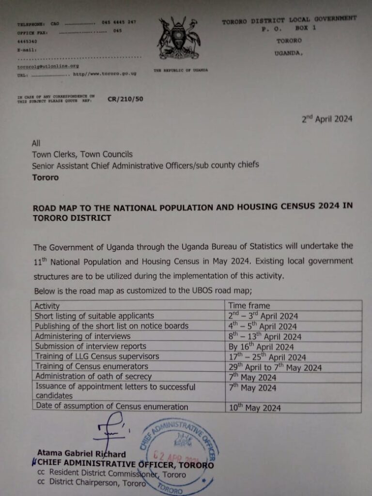 Interviews for census Enumerators 