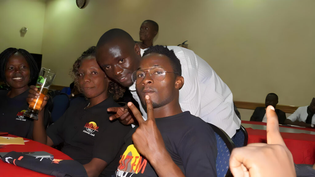 Amalai Emmy Smilez with Hashim Hash Kassim