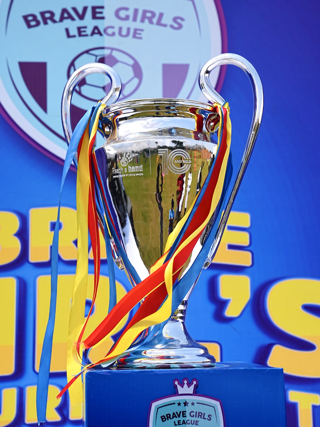 Tenge Tenge, Miss Uganda at BNN, Imara Girls Tournament 21 Imara Brave Girls Tournament trophy