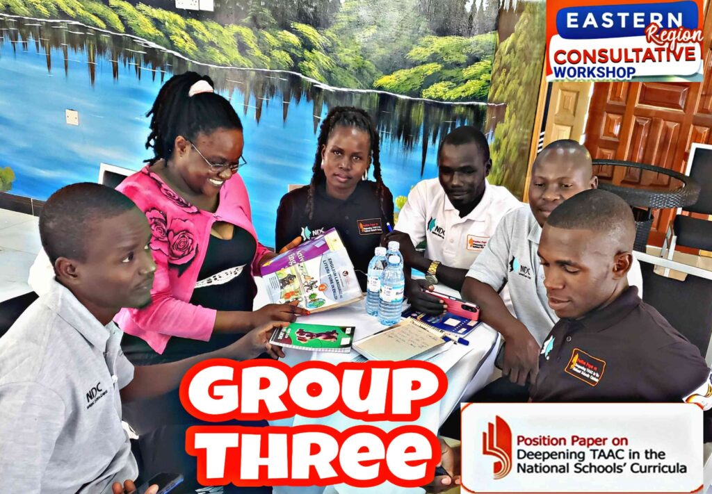 Eastern Uganda Teachers Discuss TAAC Integration in Curricula 6 Eastern Uganda Teachers Discuss TAAC Integration in Curricula