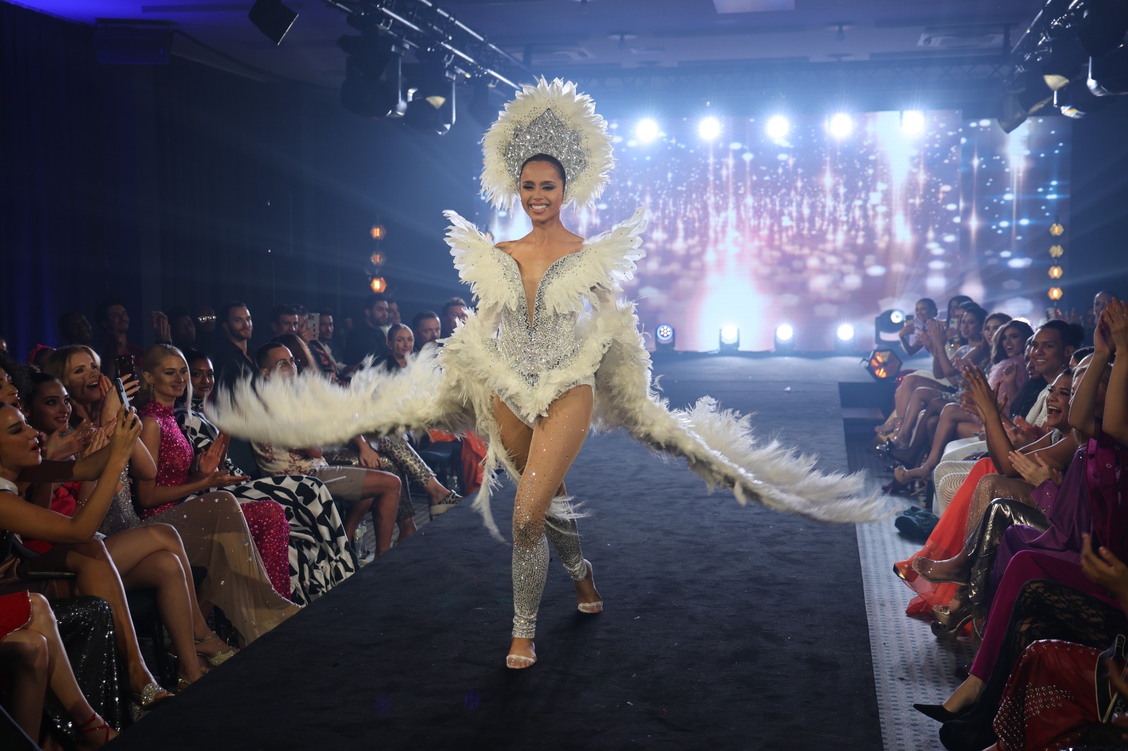 Victoria Larsen in Top 7 at Miss Supranational 2024