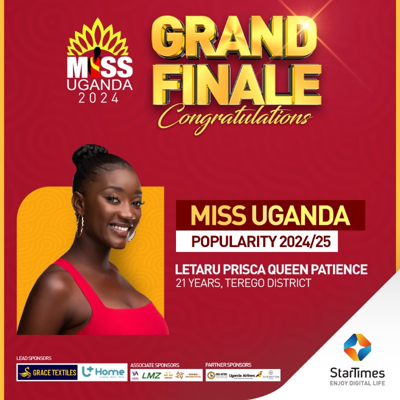 Miss Uganda 2024 winners Letaru Prisca