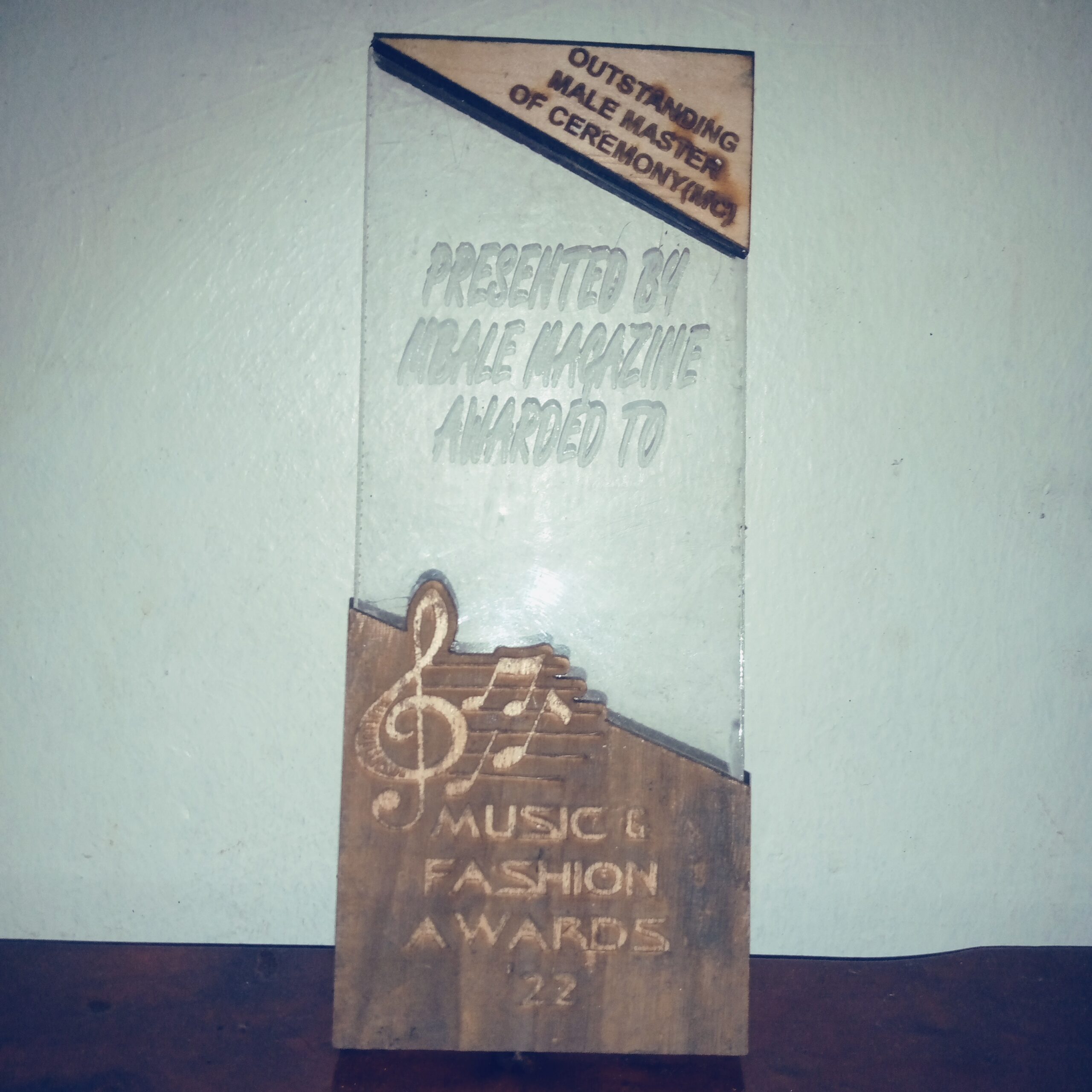 Outstanding MC of the year 2022 award