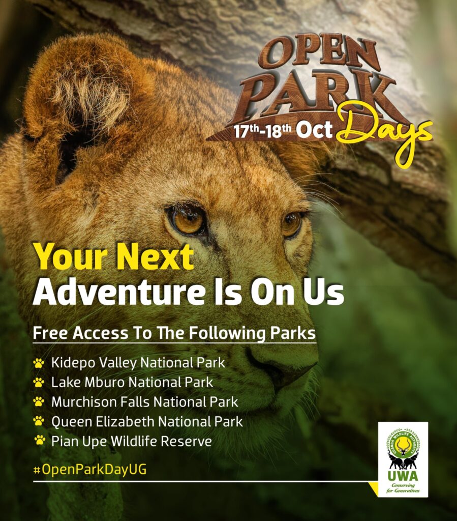 UWA Announces Free Entry to 5 National Parks for Open Park Days 1 The Open Park Days initiative applies to the above parks
