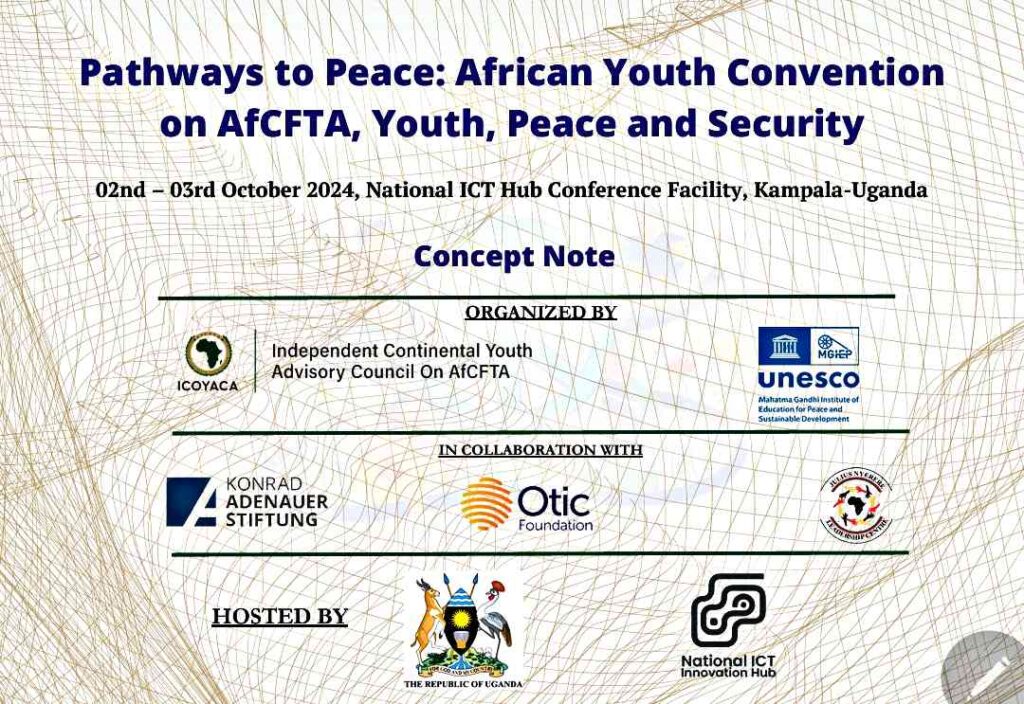 African Youth Convention 2024: H.E. Maj. (Rtd) Jessica Alupo to Speak on AfCFTA and Peace