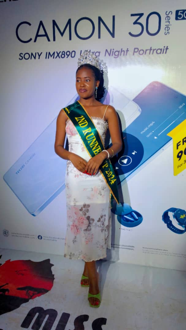 Auleliah pearl 2nd runners-up miss Eco queen Uganda 24-25
