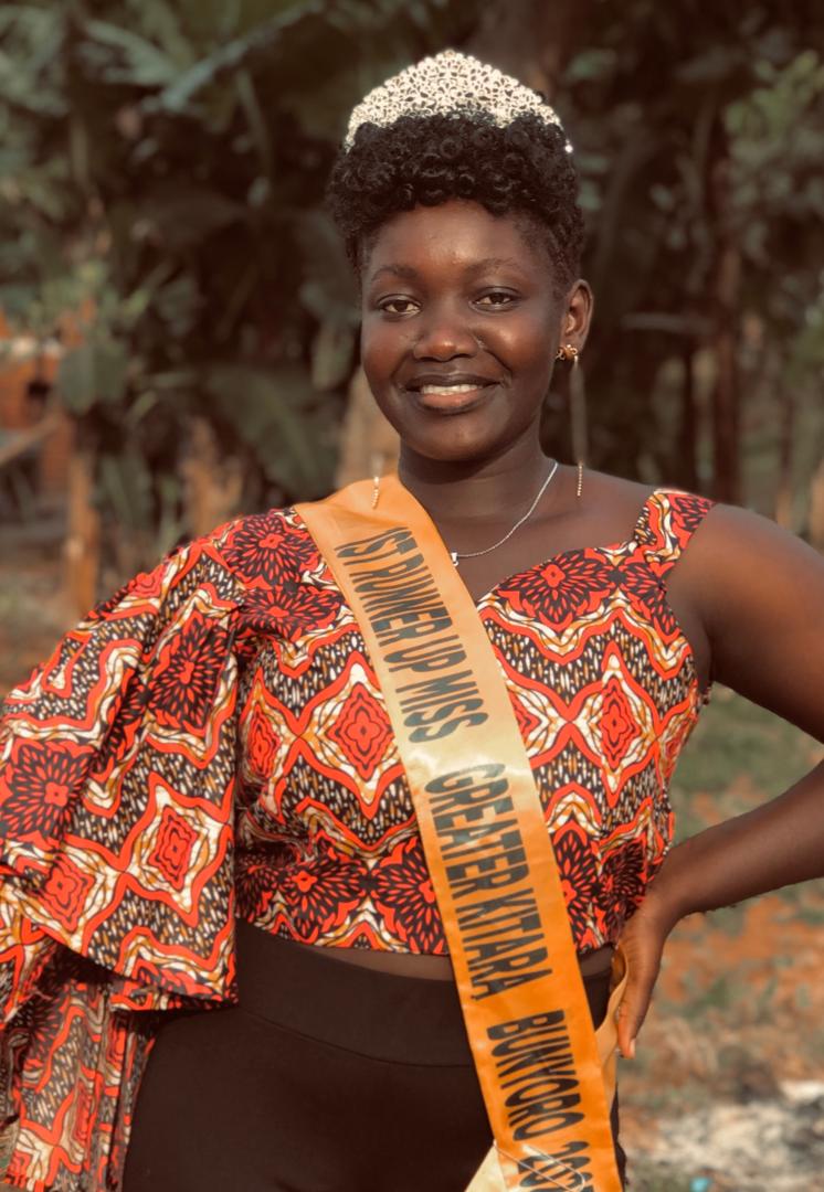 Kyosaba Bridget 1st runners up miss greater kitara Bunyoro 2023