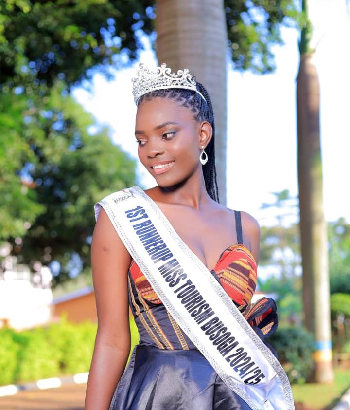 Kasuswa Jane Martha 1st Runnerup miss Tourism Busoga 2024-2025
