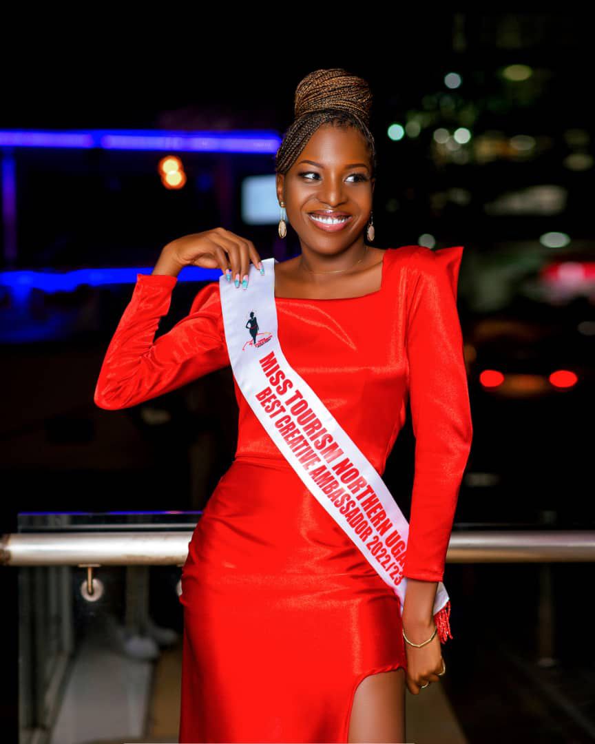 Kerwegi peace Winnifred Creative ambassador for Miss tourism northern Uganda 2022/23
