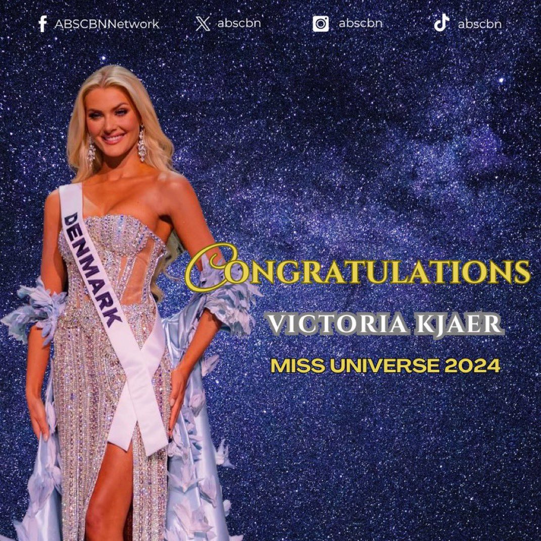 Miss Universe 2024 Winners Victoria Kjaer