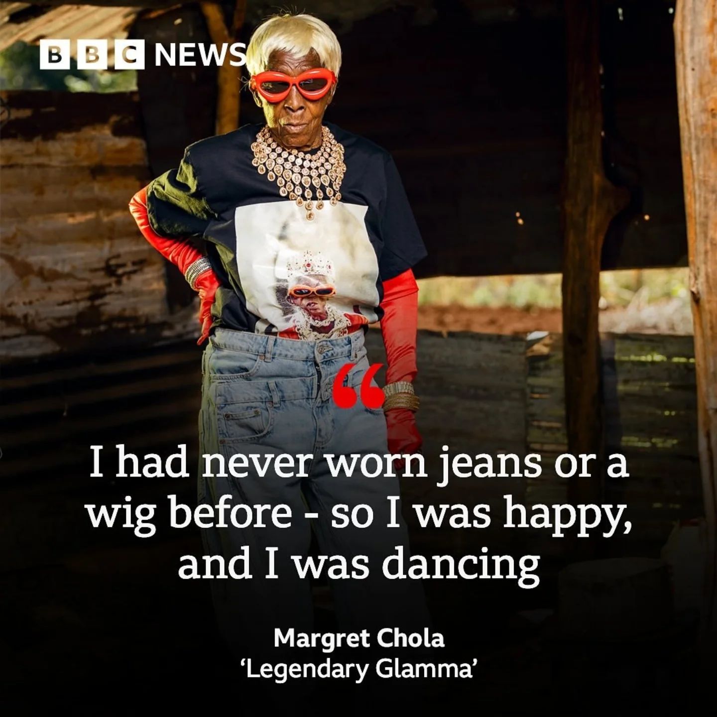 Stylish Grandmother, Margret Chola In Zambia Goes Viral