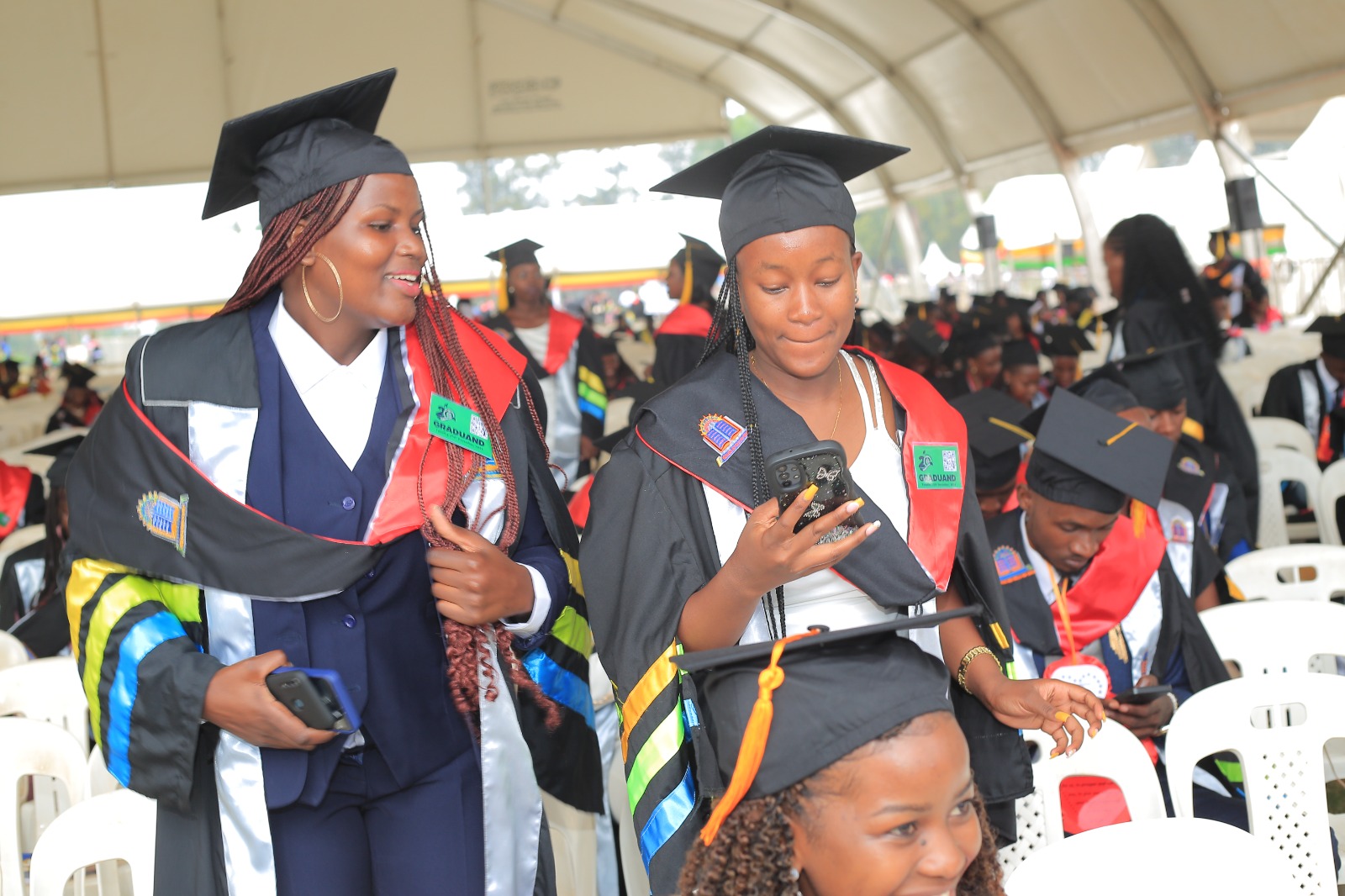 Pictures: Kyambogo 20th Graduation Begins Successfully