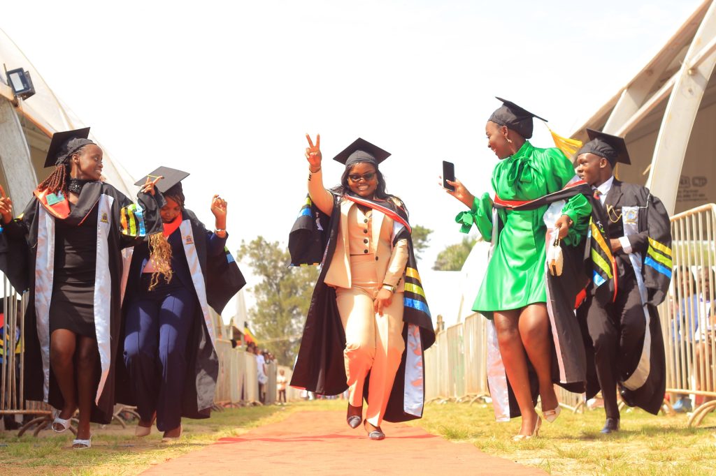 Pictures: Kyambogo 20th Graduation Begins Successfully