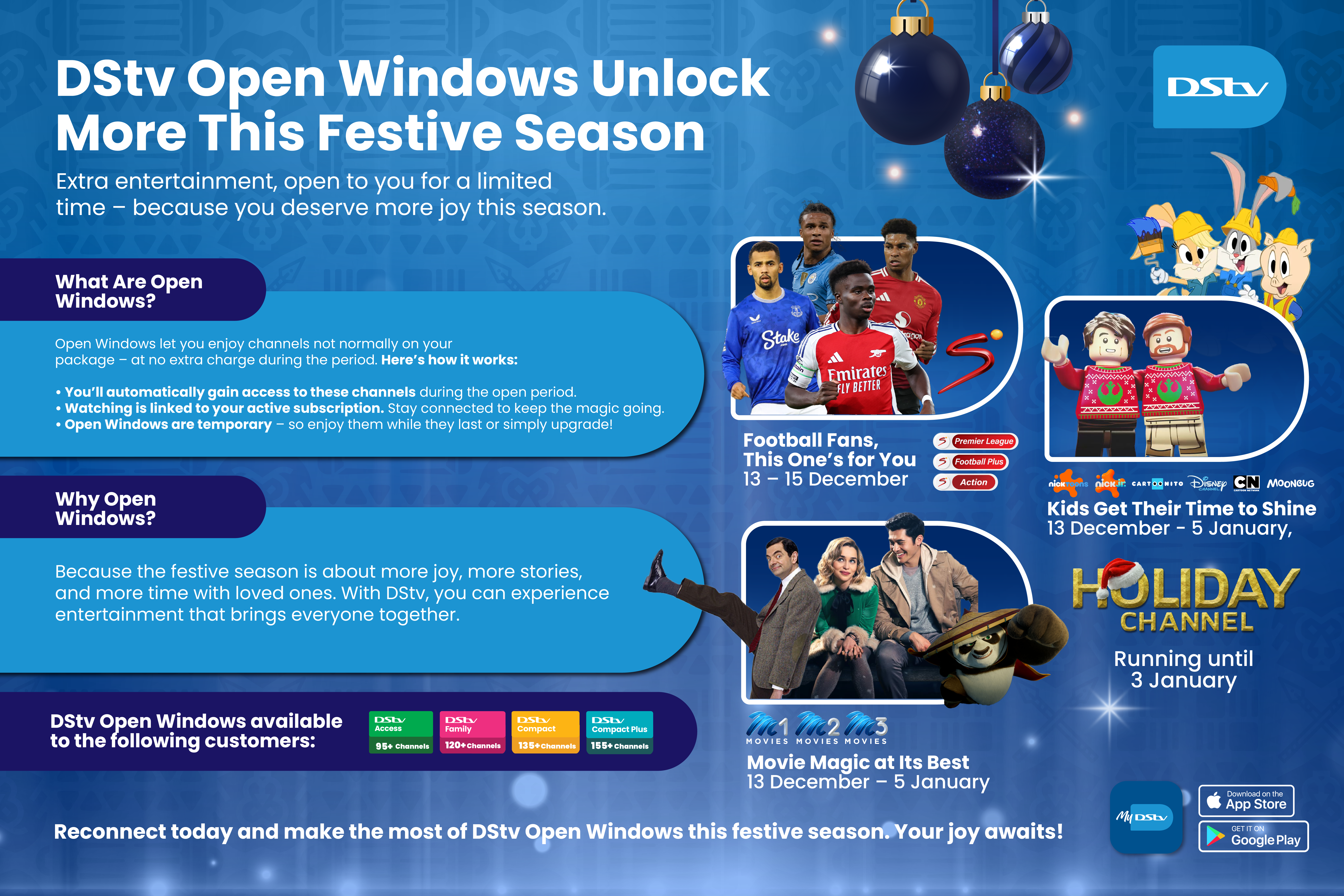DStv and GOtv Open Windows, Unwrap More Joy This Christmas
