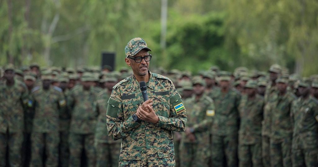 President Paul Kagame Addresses on Eastern DRC Crisis 1 President Paul Kagame in military uniform