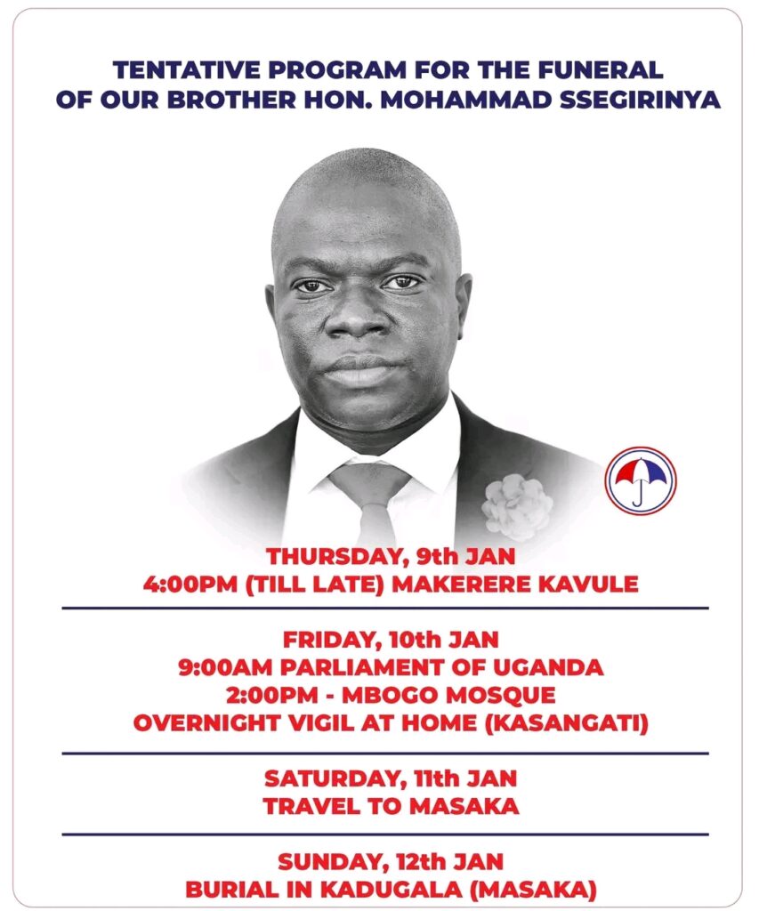 Ssegirinya Muhammad burial arrangements