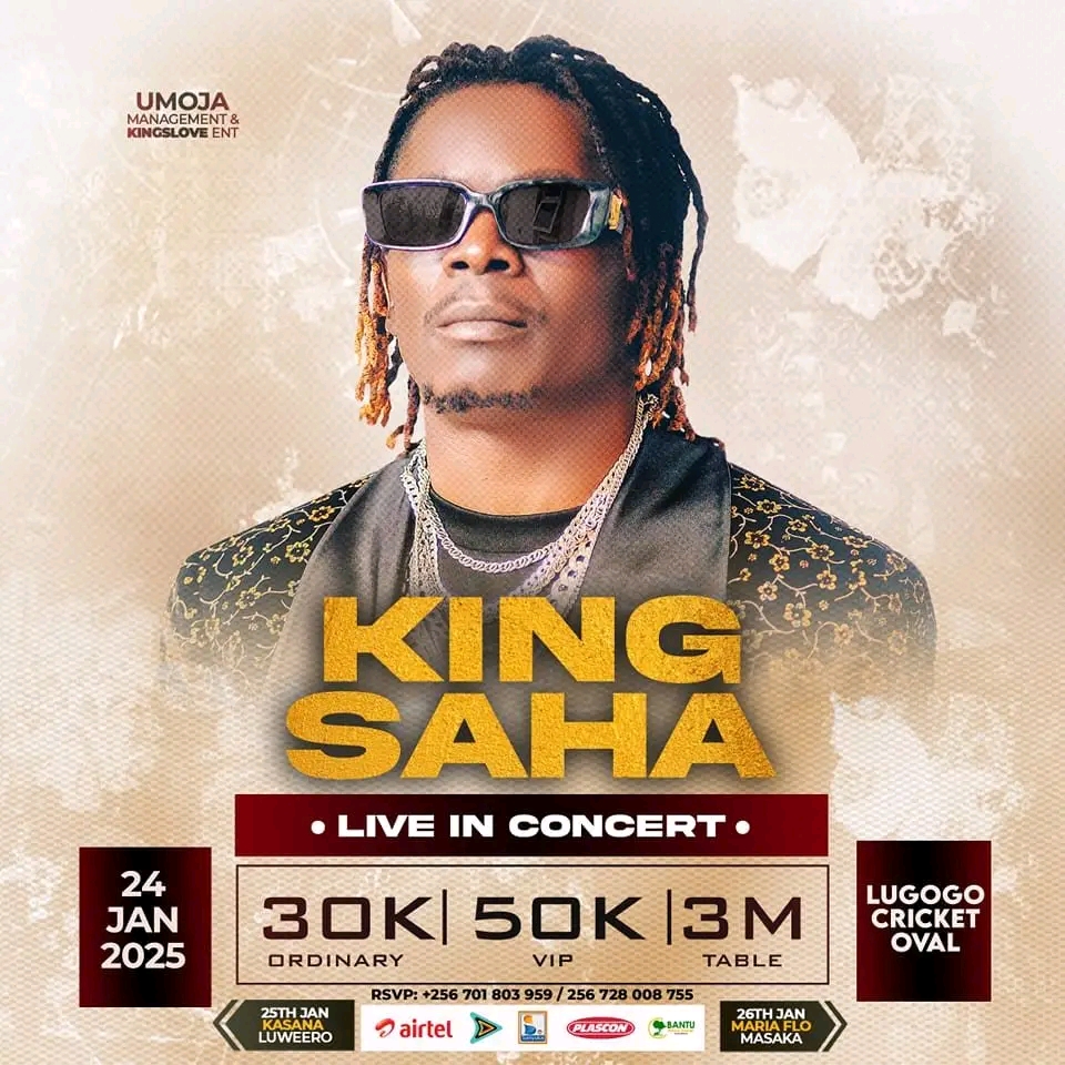 King Saha concert poster