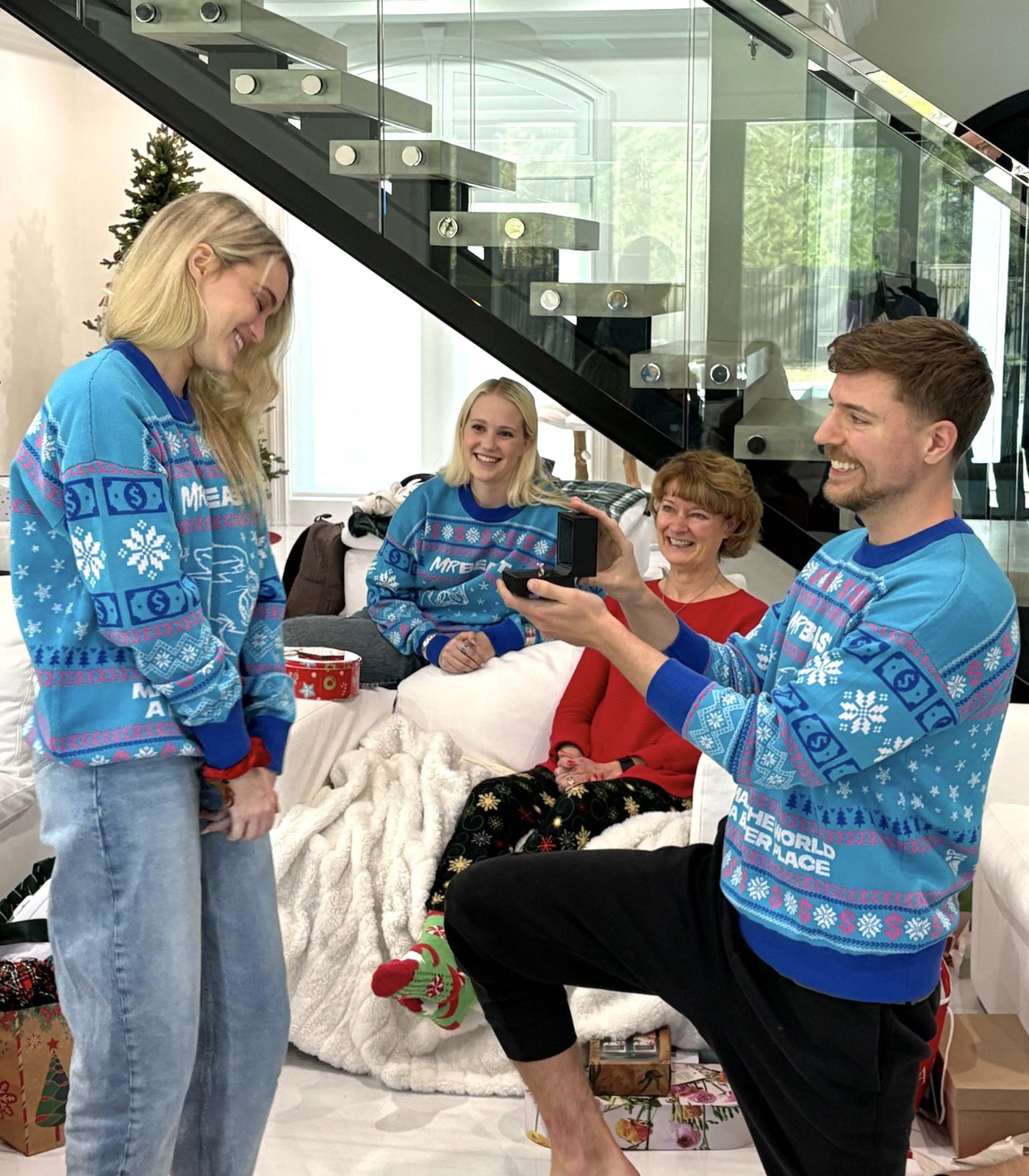 MrBeast proposes to Girlfriend in New Year 2025