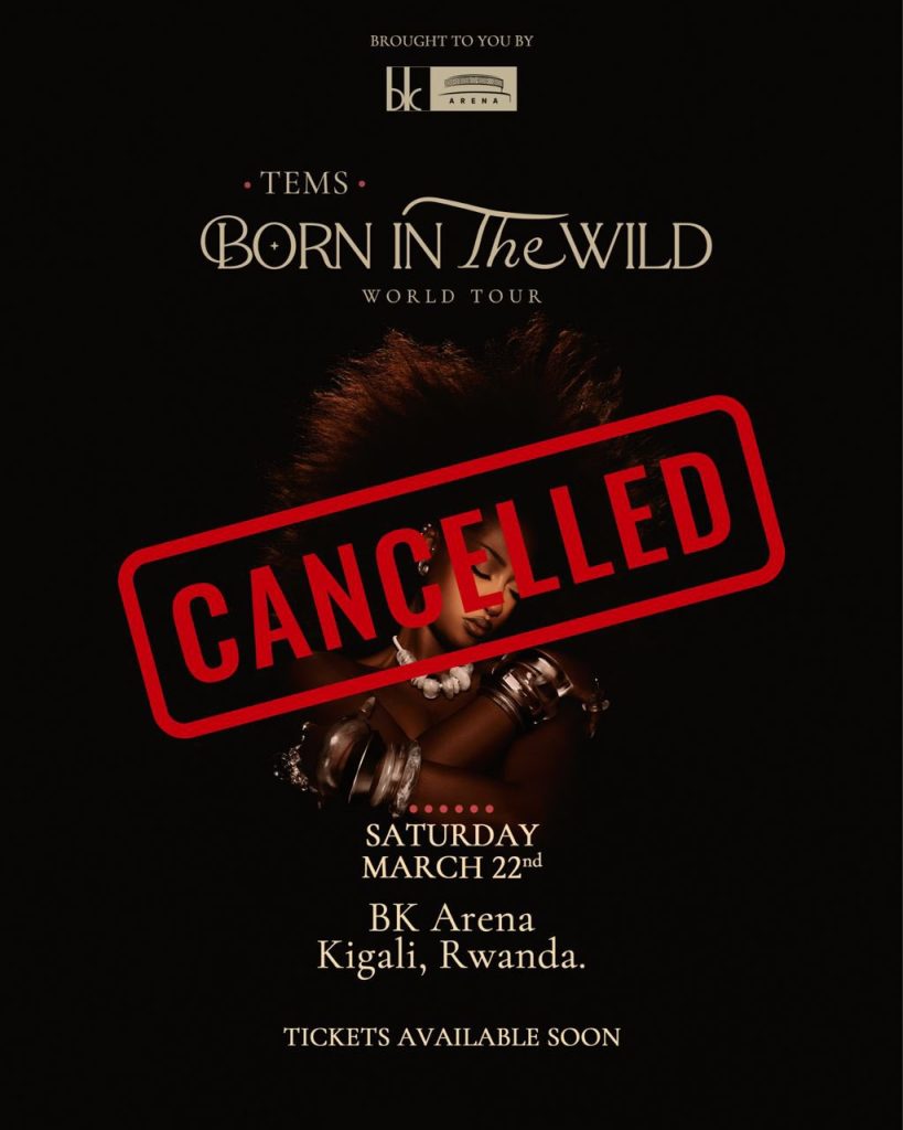 Tems show cancelled